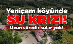 Yeniçam köyü halkı susuzluğa tepkili