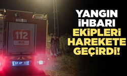 Sinop’taki yangın ihbarı ekipleri harekete geçirdi