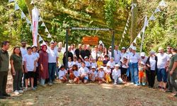 Erfelek Tatlıca Şelaleleri’nde aile kampı düzenlendi