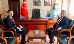 Vali Özarslan’dan Kaymakam Timur’a hayırlı olsun ziyareti