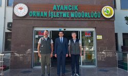 Kaymakam Kürkcü'den Ayancık Orman İşletme Müdürlüğüne ziyaret