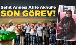 Sinoplu şehit annesi dualarla son yolculuğuna uğurlandı!