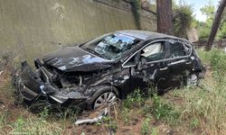 Samsun'da iki otomobilin çarpıştı, 1 kişi yaralandı