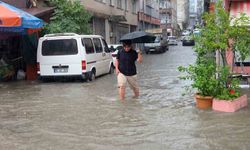 Samsun sağanağa teslim