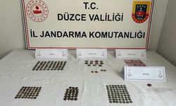 Tarihi eser operasyonunda 196 sikke ele geçirildi