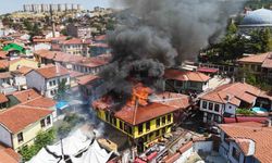 Tarihi Odunpazarı Evleri bölgesinde korkutan yangın