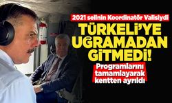 Bakan Çiftçi Sinop'tan ayrıldı