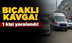 Bıçaklı kavgada 1 kişi yaralandı