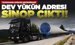 Kastamonu yolunda görüntülendi: Dev yükün adresi Sinop çıktı!