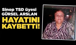 Sinop TSD üyesi Arslan'dan acı haber