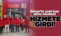 Sinop’ta yeni kan alma merkezi hizmete girdi