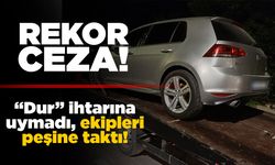 Sinop’ta polisten kaçan sürücü ekipleri peşine taktı