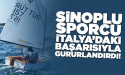Sinoplu sporcu, İtalya’daki başarısıyla gururlandırdı!
