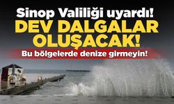 Sinop Valiliği denize girilmemesi yönünde uyardı!