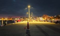 Sinop İskelesi’ndeki aydınlatma eksikliği tepki çekti
