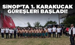 Sinop Demirci köyünde 1. Karakucak Güreşleri başladı
