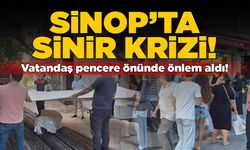 Sinop’ta sinir krizi: Ekipler ikna için çabaladı!