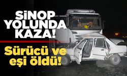 Tır ile otomobil çarpıştı, sürücü ve eşi hayatını kaybetti