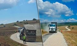 Tekir Yaylası grup yolunda çalışmalar sürüyor