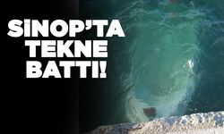 Sinop’ta tekne battı