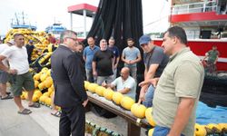 Vali Özarslan, balıkçıların heyecanına ortak oldu