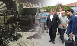 Vali Özarslan, yangında zarar gören işletmelerin sahipleriyle görüştü!