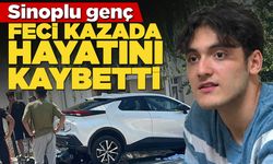 Sinoplu genç trafik kazasında can verdi