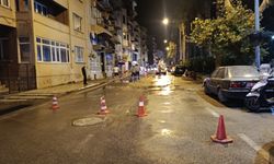 Sinop Gazi Caddesi’nde ana isale hattı patladı!