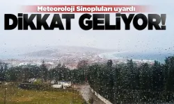 MGM'den Sinop'a "kuvvetli yağış" uyarısı