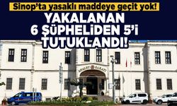 Yasaklı madde operasyonunda yakalanan 6 şüpheliden 5'i tutuklandı