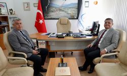 Vali Özarslan’dan İl Kadastro Müdürü Türk'e ziyaret