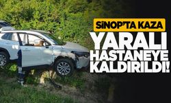 Otomobil toprak alana savruldu: 1 yaralı!