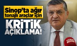 Sinop'ta ağır tonajlı araçlar için kritik açıklama