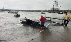 7 balıkçı teknesi zarar gördü