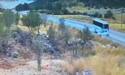 7 kişinin hayatını kaybettiği kaza kamerada