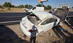 Ankara'da takla atan otomobilde 4 kişi yaralandı