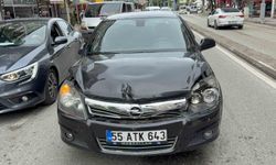 Samsun'da iki araç çarpıştı: 1 kişi yaralandı