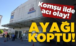 Silaj makinesine sıkışan ayağı koptu