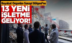 Boyabat OSB’ye 13 yeni işletme geliyor