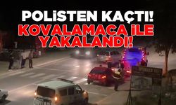 “Dur” ihtarına uymayan sürücü polisi peşine taktı