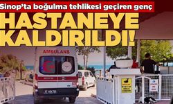 Sinop’ta boğulma tehlikesi: Bir genç tedavi altında