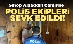 Sinop Alaaddin Camii'nde hırsızlık şüphesi