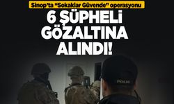 Sinop'ta yasaklı madde operasyonu: 6 gözaltı