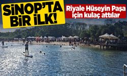 Sinop’ta bir ilk! Riyale Hüseyin Paşa için kulaç attılar