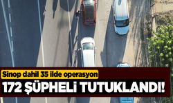 Sinop dahil 35 ilde zehir tacirlerine operasyon