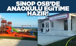 Sinop OSB’de anaokulu eğitime hazır!