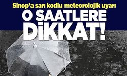 Sinop’a sarı kodlu meteorolojik uyarı: O saatlere dikkat!