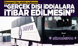 Sinopspor'dan belediyeye hibe edilen otobüs ile ilgili açıklama