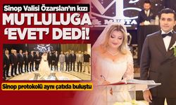 Vali Özarslan’ın kızı Şevval Aslı dünyaevine girdi