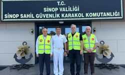 Sinop THK’dan Sahil Güvenlik Komutanlığına ziyaret